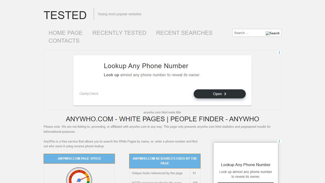 anywho.com White Pages People Finder - AnyWho